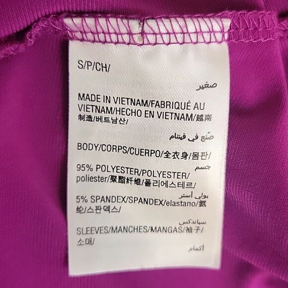 Alfani fuscia pink faux wrap blouse Women's Size S - Picture 12 of 12